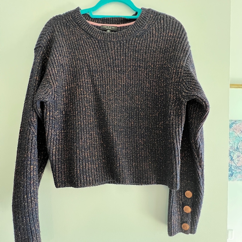 Rag & Bone Navy Sweater & Skirt Set Size Small